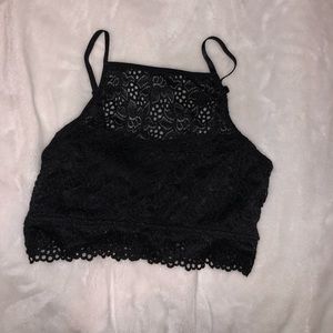 High neck bralette